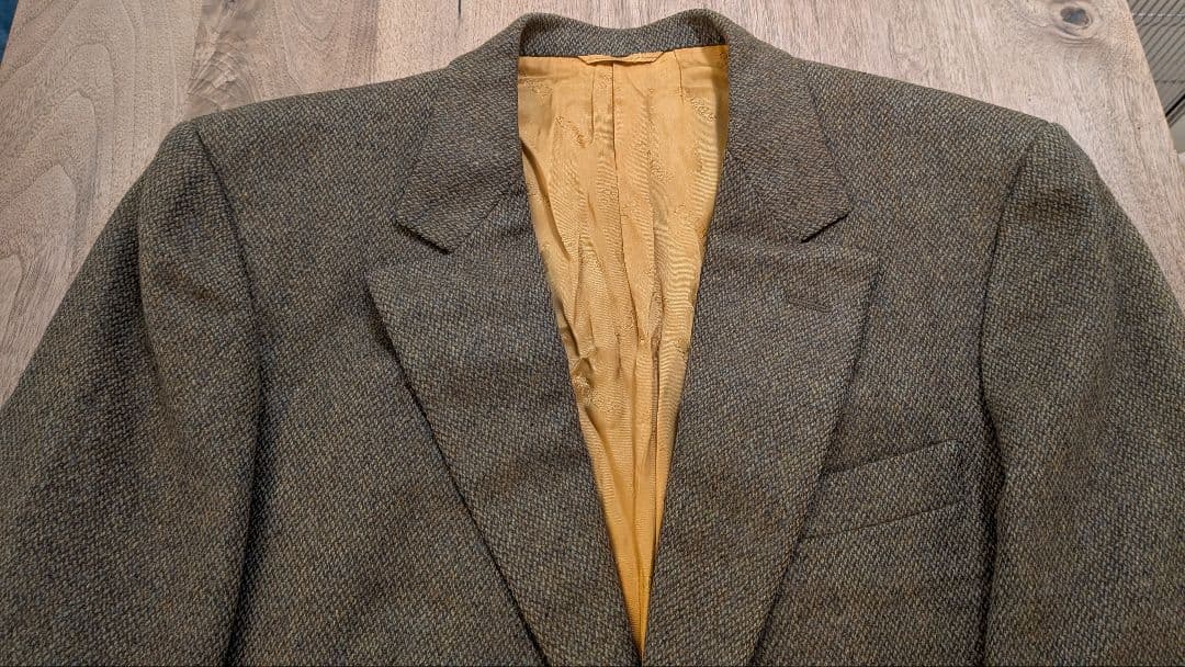 【美品】ARNYS ウール×カシミヤテーラードジャケット ツイード