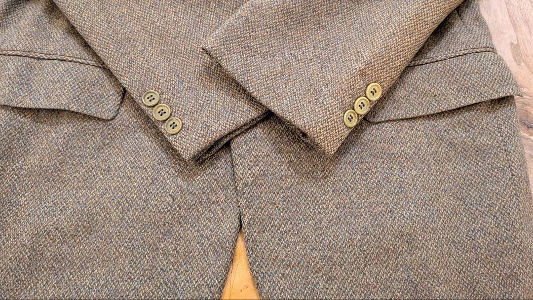 【美品】ARNYS ウール×カシミヤテーラードジャケット ツイード