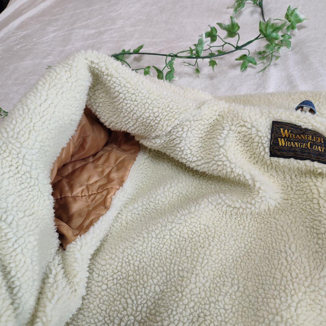 [美品]Wrangler WM1923 デニム ボアジャケット Ｍ ランチコート