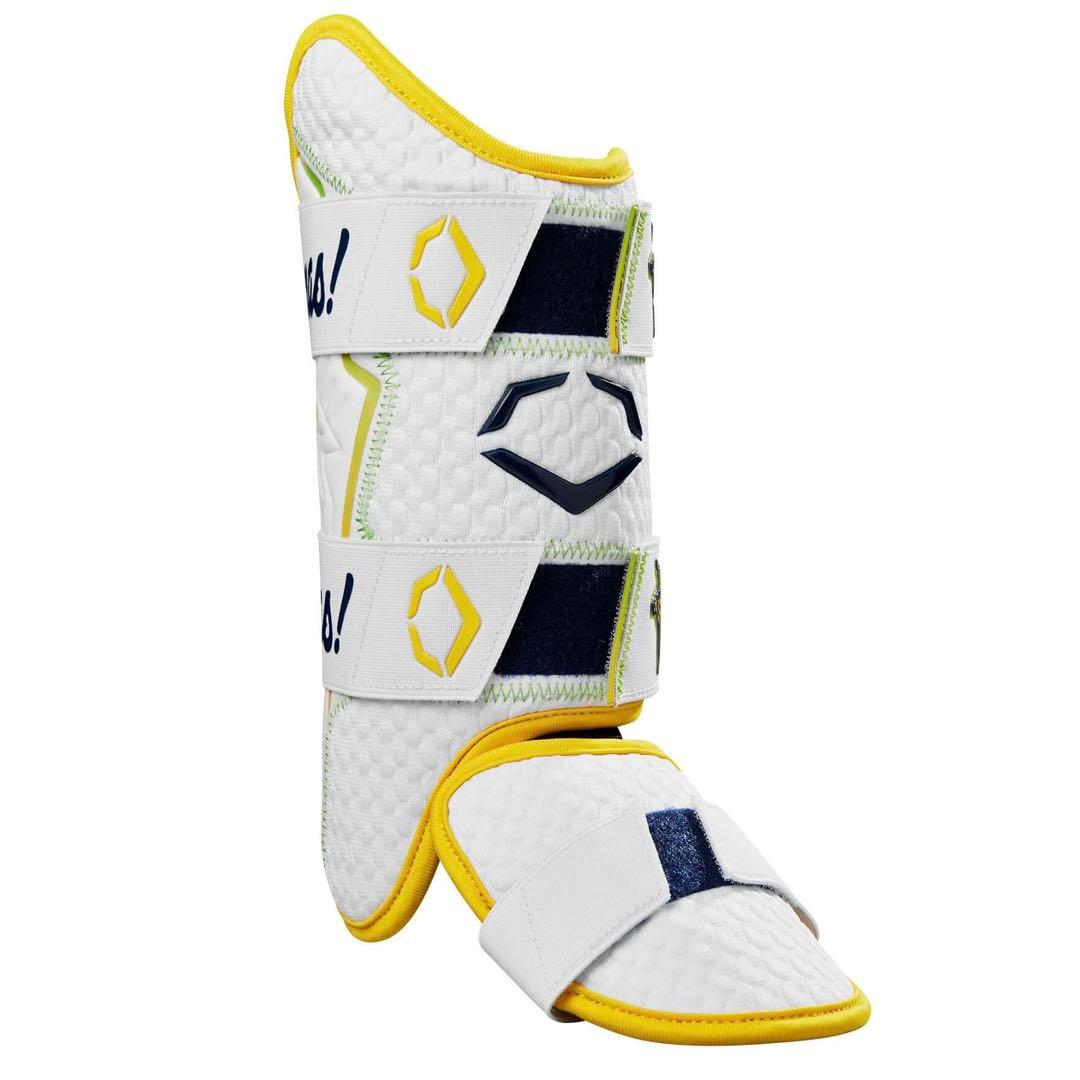 EVOSHIELD X-Srz ホワイト 右打者用 レッグガード 防具