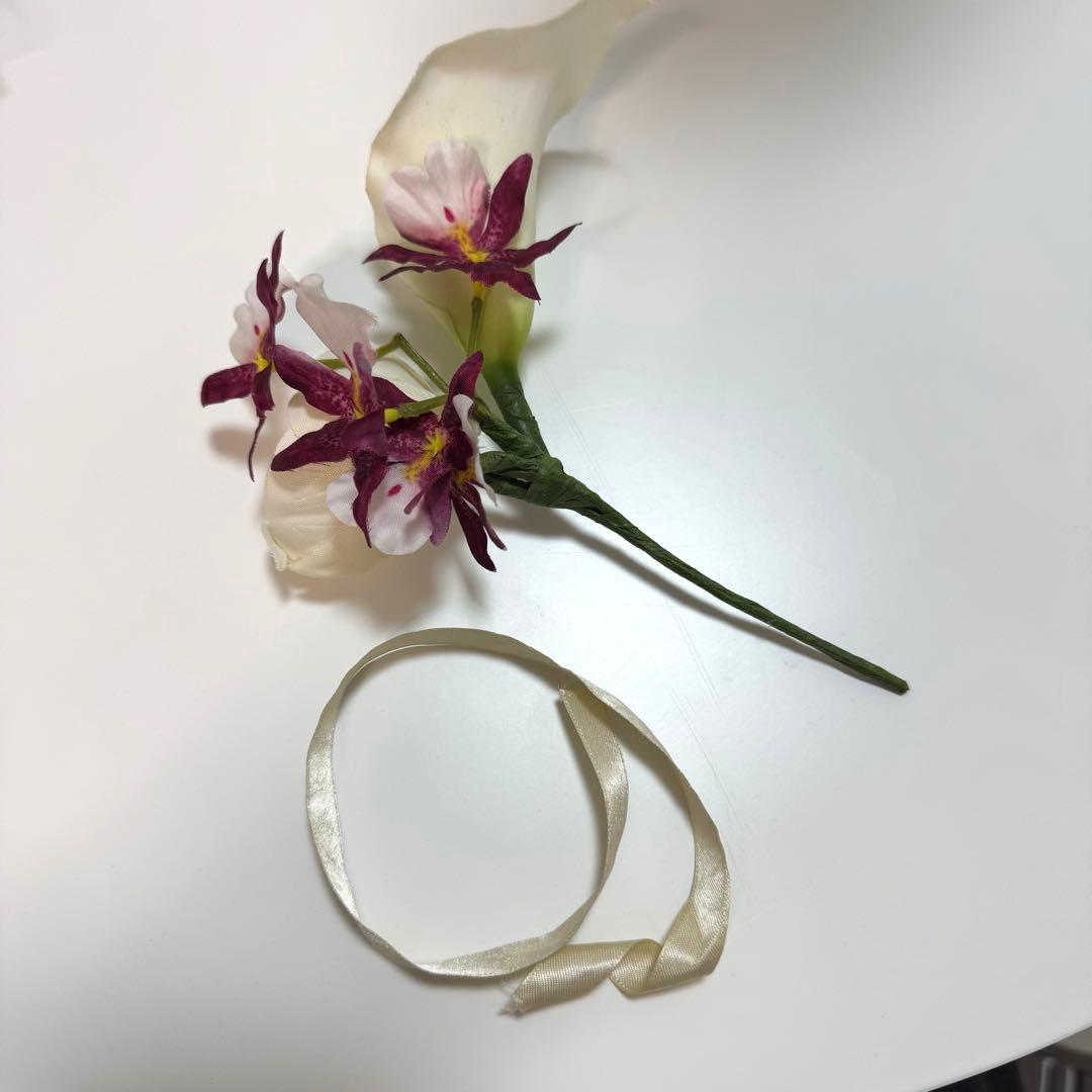 結婚式　ブーケ　アーティシャルフラワー　ウェディングブーケ