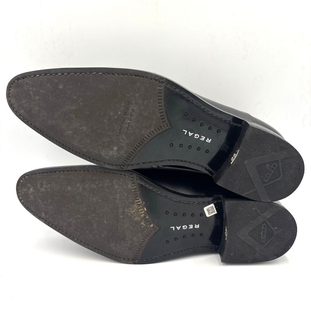 ✨美品✨リーガル 315R 革靴 ストレートチップ【25.5cm】ブラック