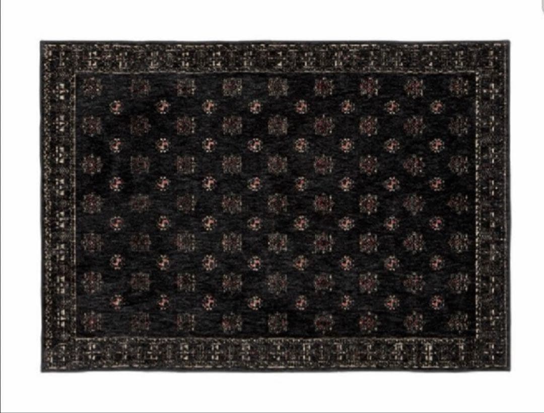 unico CALIGO ラグ　ブラック　140✖️200