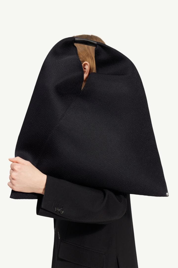 MM6 メゾンマルジェラ トートバッグ メッシュ ジャパニーズバッグ ブラック