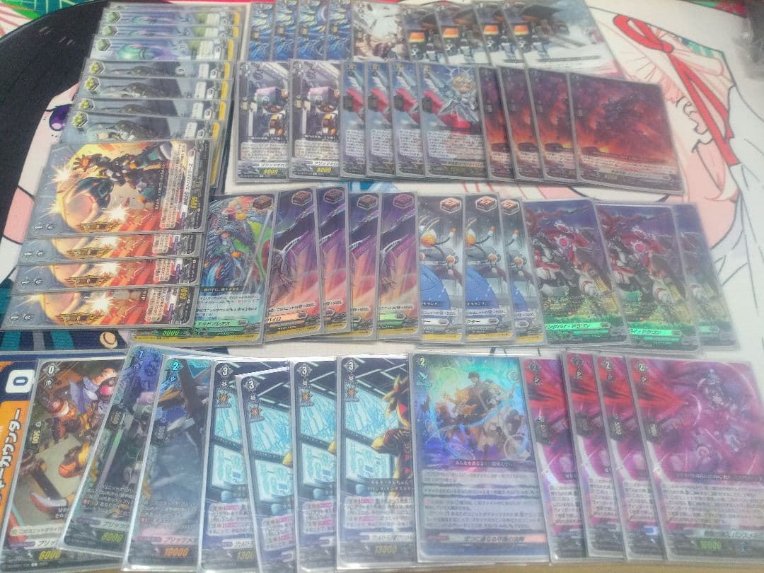 ブリッツ社　ブラック　ヴァンガードデッキ　スリーブ付き　ばら売り可