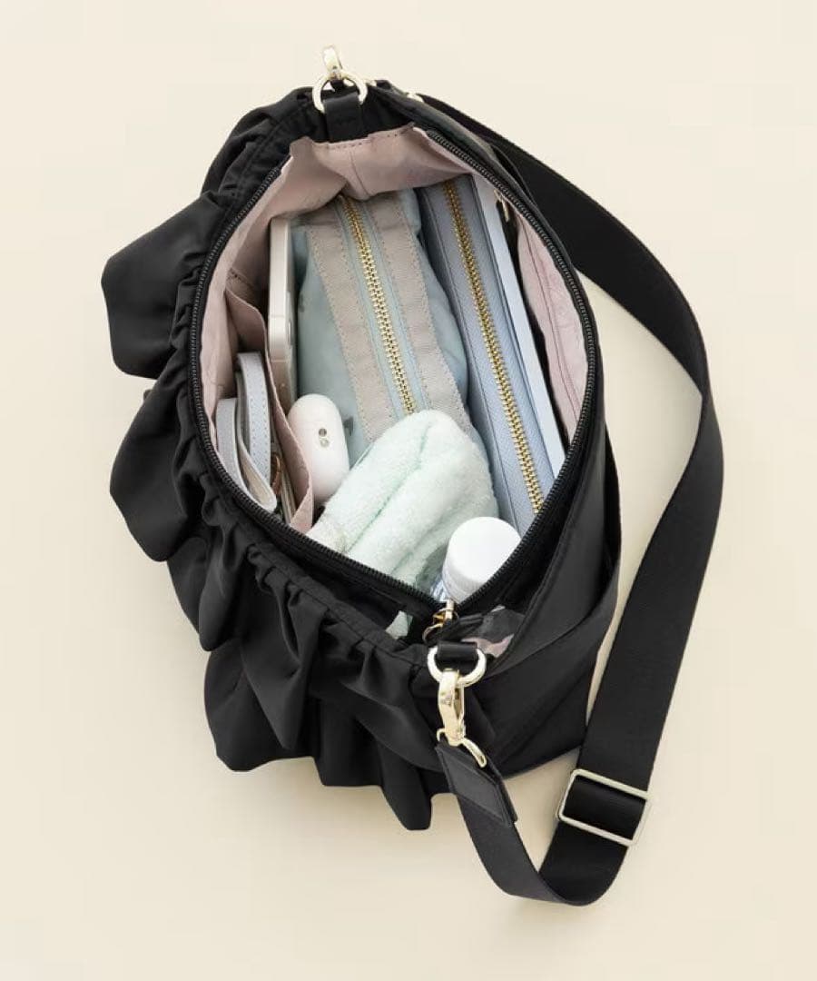 TOCCA FRILL POCHETTE ポシェット ショルダーバッグ フリル