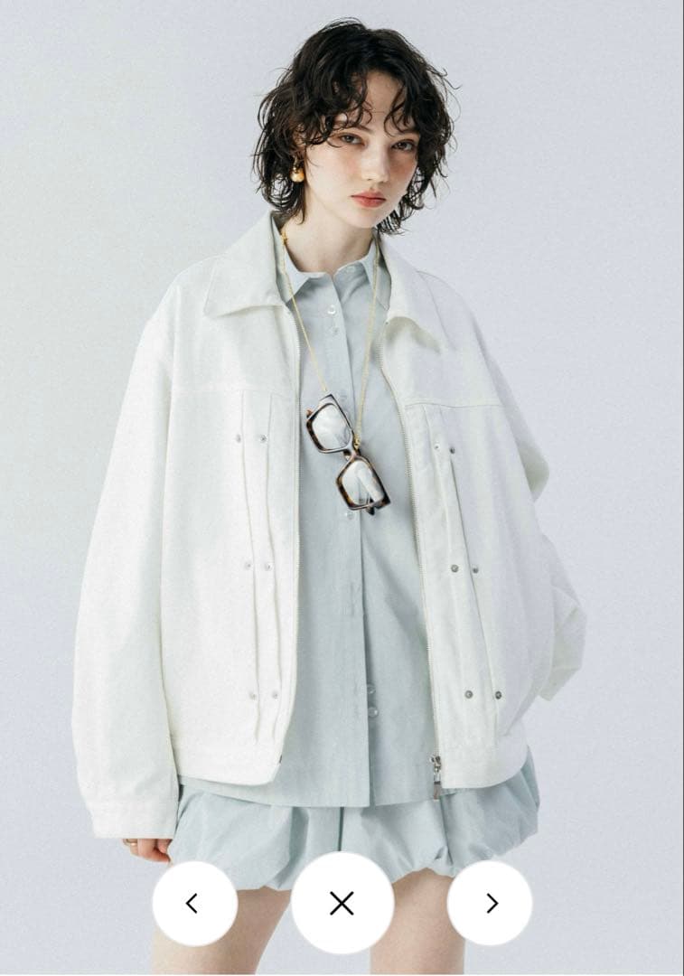 【限定値下げ】Olympia Denim Jacket White thetoé