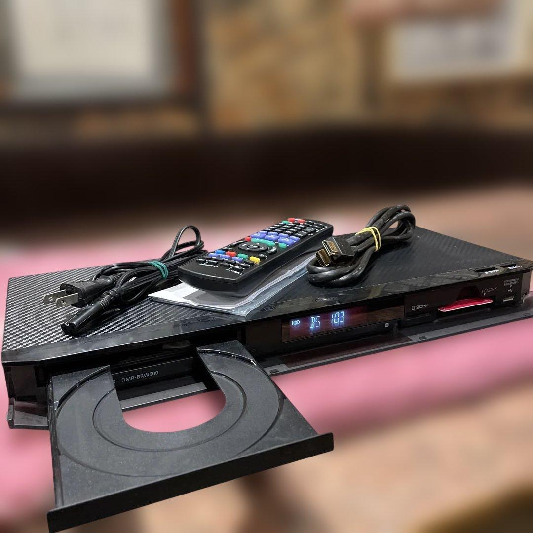 パナソニックDMR-BRW500 2番組W録画15倍録　新品リモコン等付フル装備