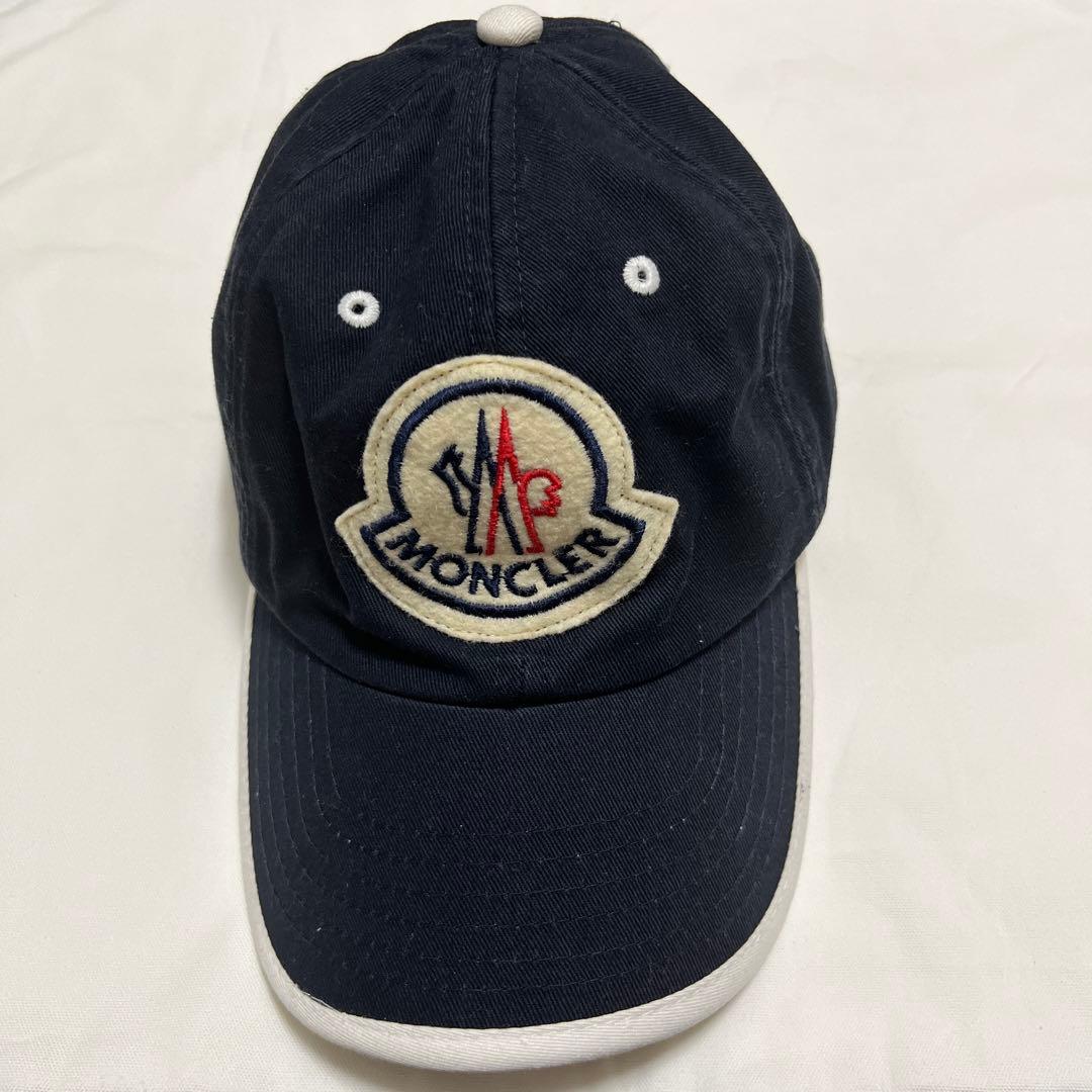 マルガリ次郎　MONCLER ネイビー キャップ