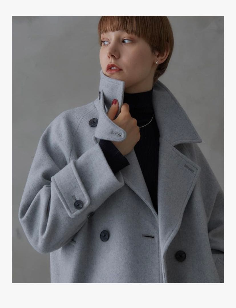 アーバンリサーチ スーパー100メルトンPコート 美品