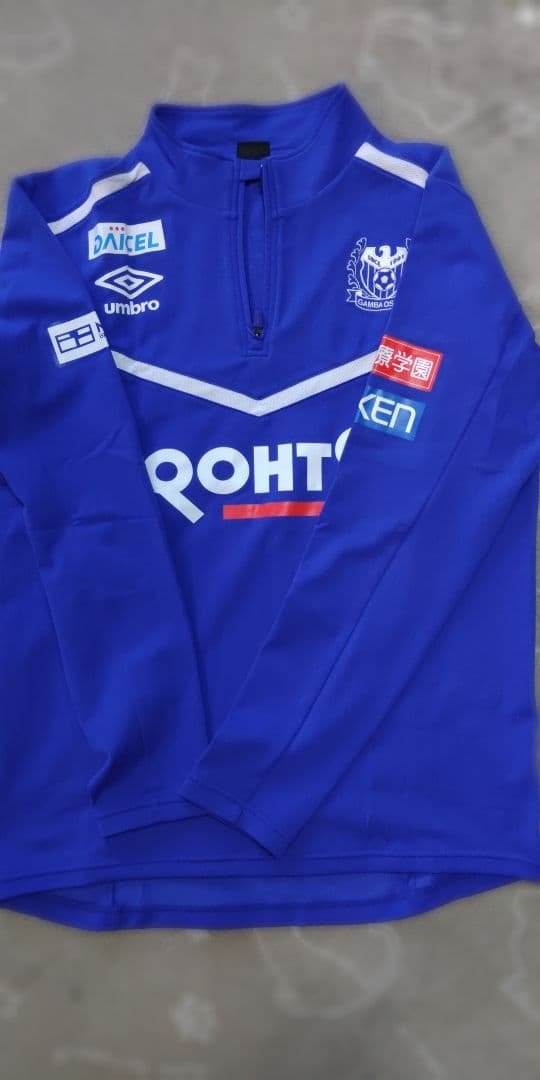 ガンバ大阪 ハーフジップジャケット M-L 長袖、半袖、パンツ O-XO