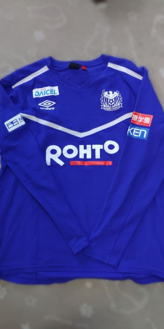 ガンバ大阪 ハーフジップジャケット M-L 長袖、半袖、パンツ O-XO