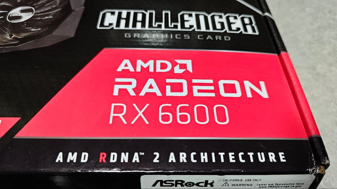 ASRock Radeon RX 6600 グラフィックボード
