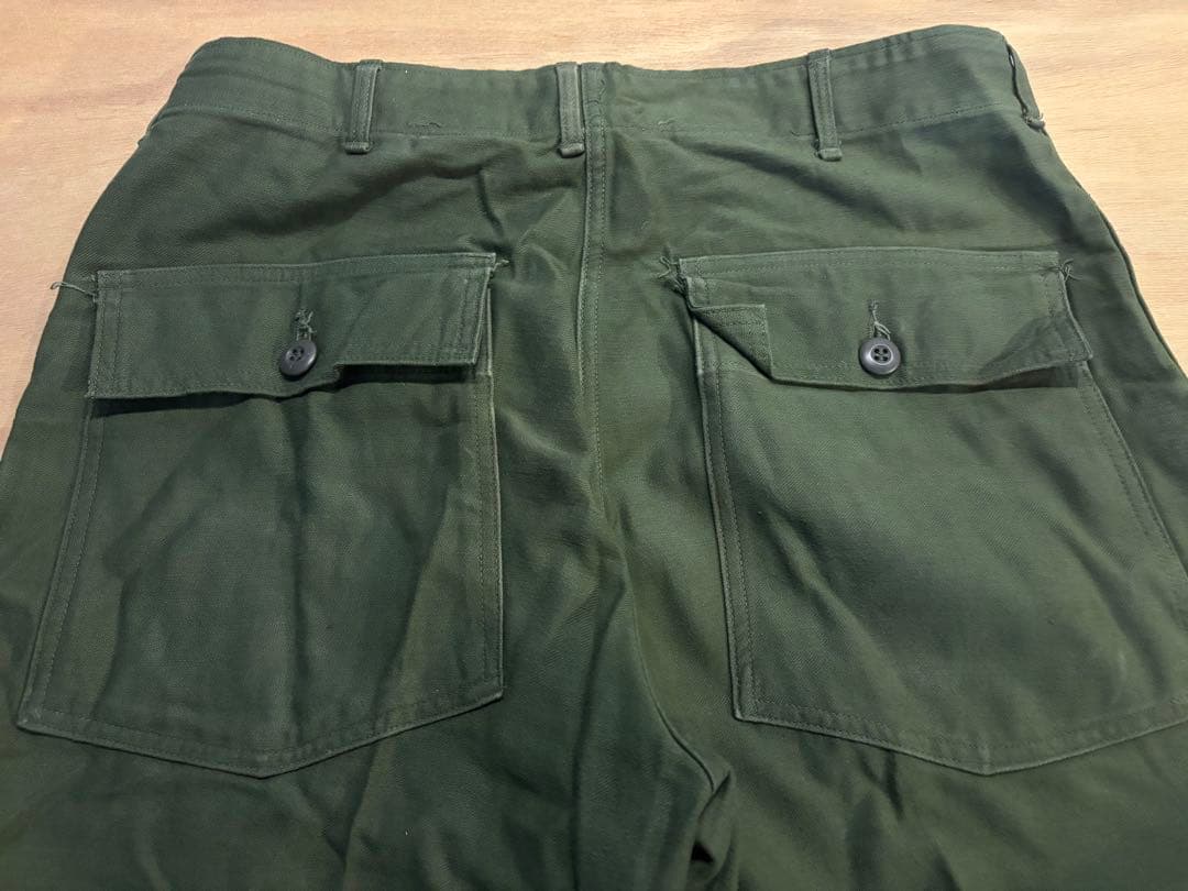 60s 米軍実物 ベイカーパンツ OG-107 W34 L29 菊穴