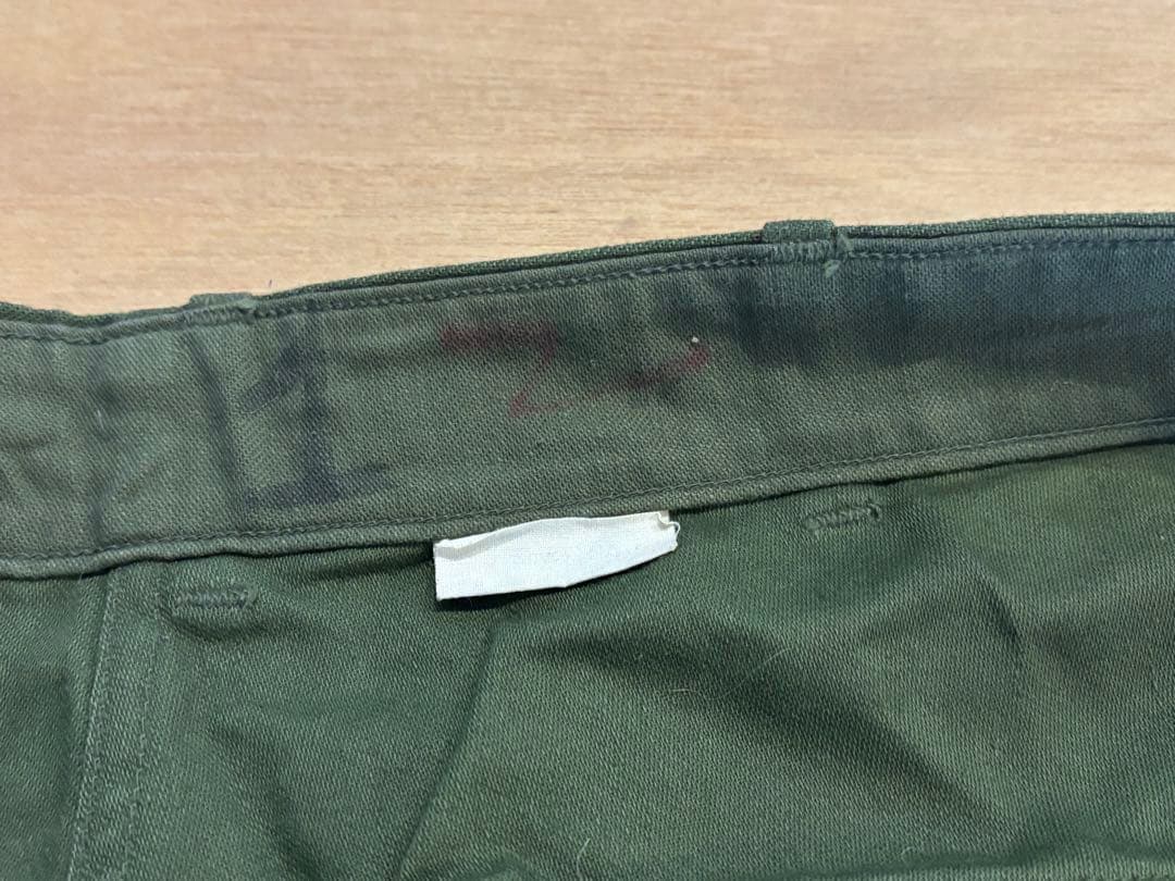 60s 米軍実物 ベイカーパンツ OG-107 W34 L29 菊穴
