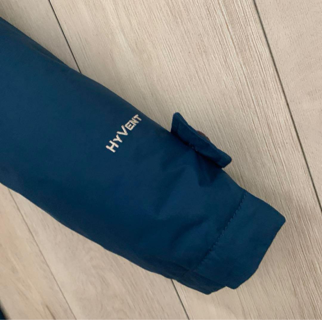 Ｌノースフェイスネイビー紺ダッフルグースダウンジャケットパーカー