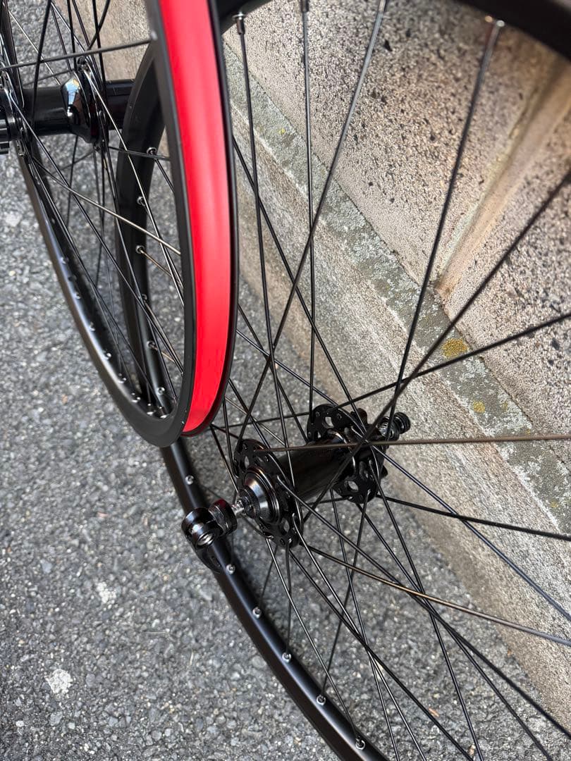 24インチ　MTB 完組ホイール 　オールブラック組み