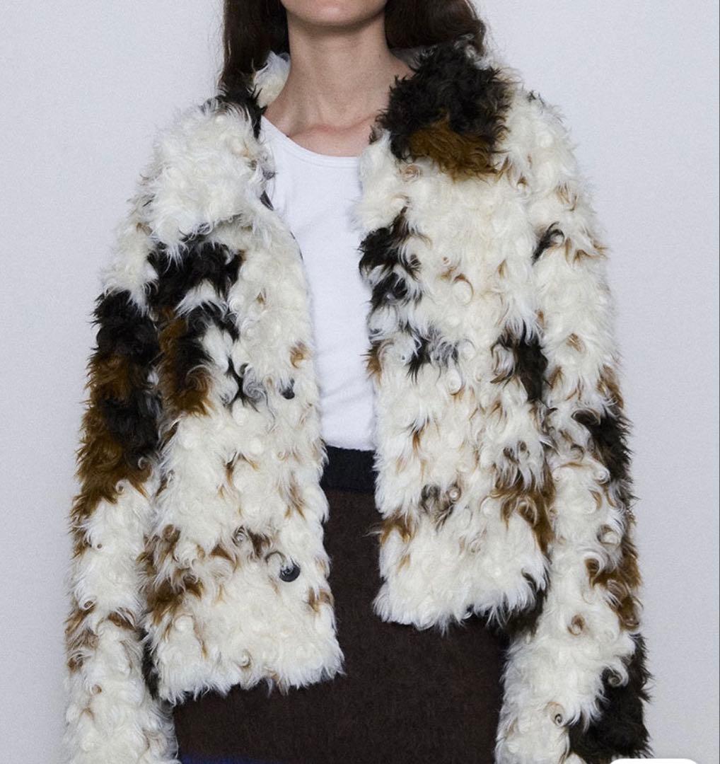 MAISON SPECIAL カールフェイクファーコート