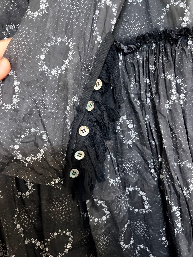 タオコムデギャルソン TAO 22ss ワンピース 黒