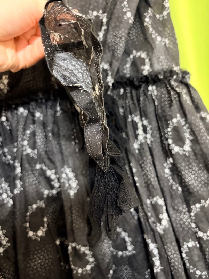 タオコムデギャルソン TAO 22ss ワンピース 黒