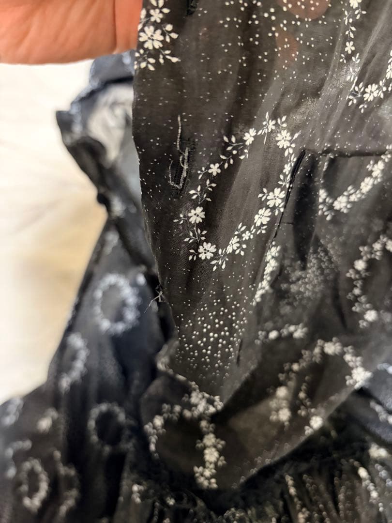 タオコムデギャルソン TAO 22ss ワンピース 黒