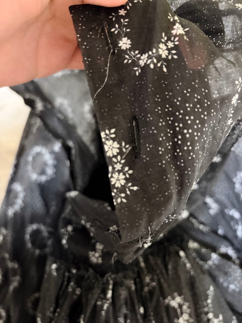 タオコムデギャルソン TAO 22ss ワンピース 黒