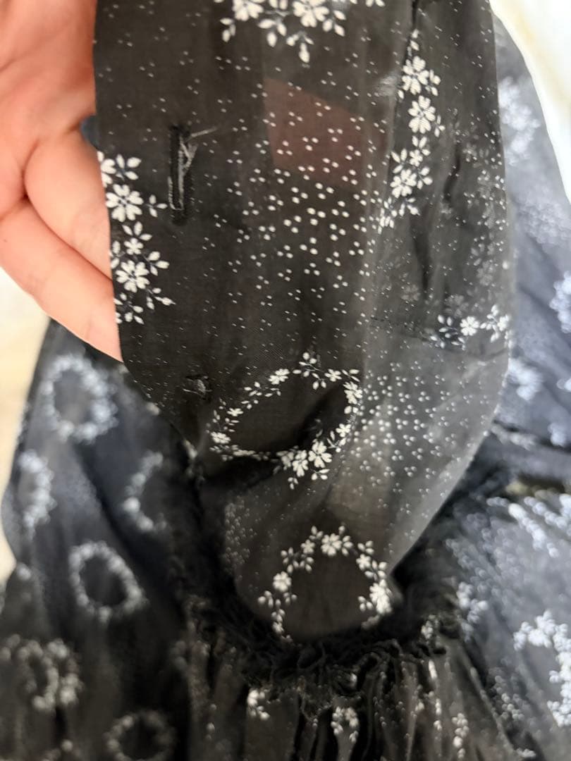 タオコムデギャルソン TAO 22ss ワンピース 黒