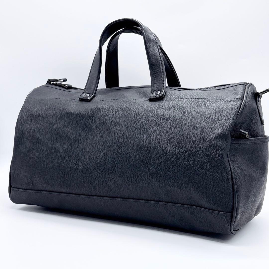 【美品】ポーター　porter 吉田鞄 ボストンバッグ オールレザー　ブラック