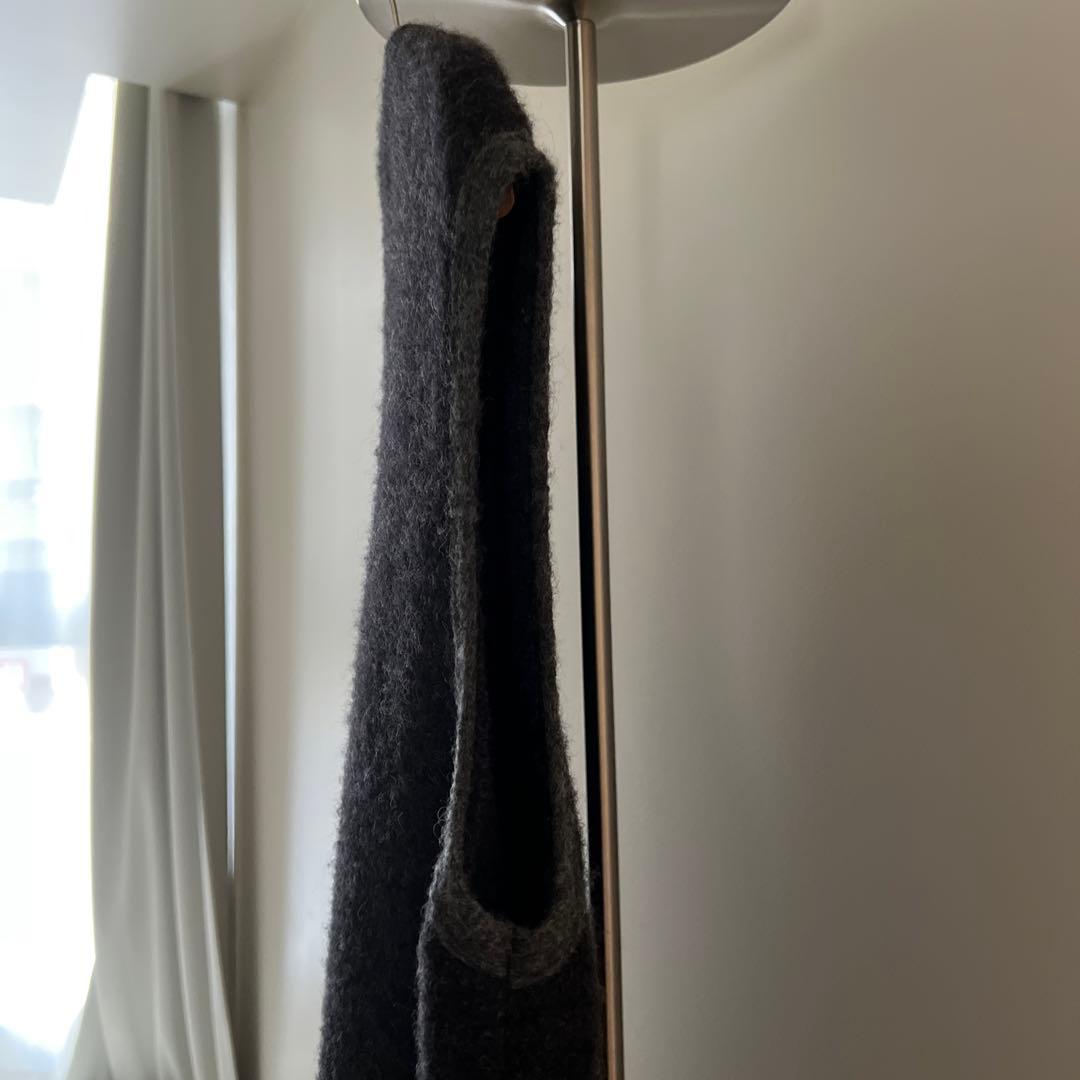 STAPF ウール混紡 ダークグレー ベスト　中古美品