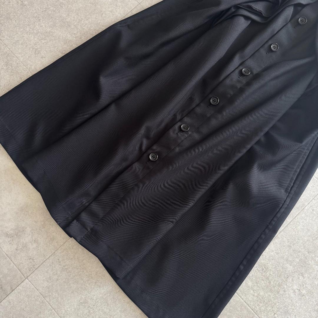 美品　トリココムデギャルソン　AD2015　ロングワンピース　黒　S　フリル