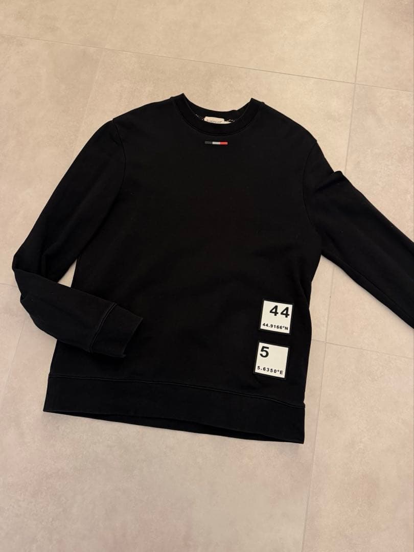 MONCLER ブラック トレーナー サイズM