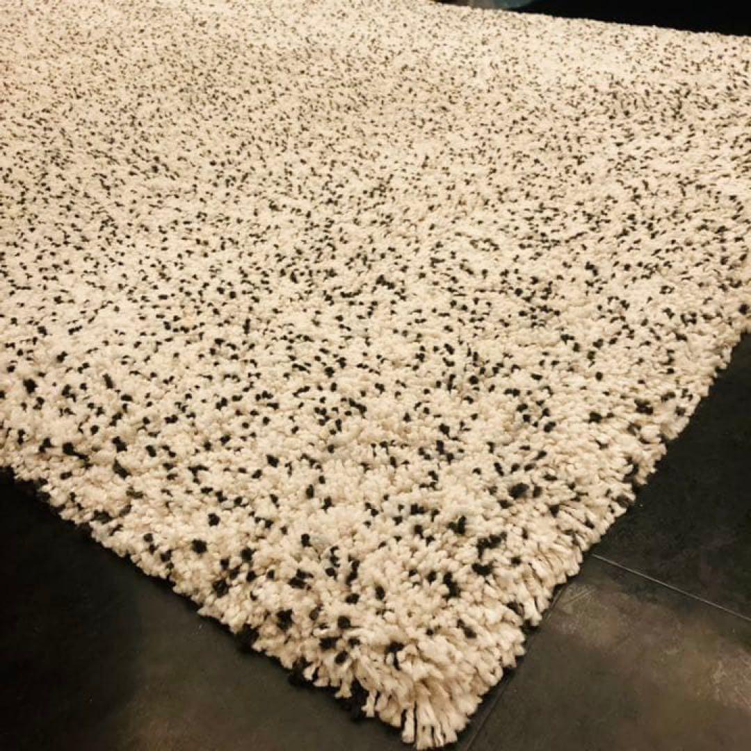 ikea vindum ラグ　廃盤　ヴィンドゥム シャギーラグ, ホワイト