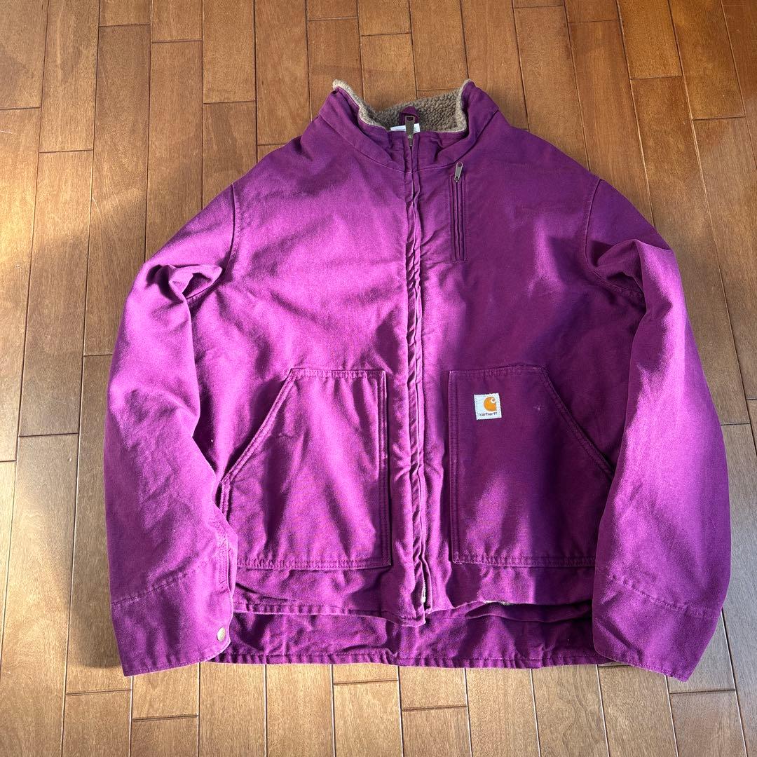 セール中！carhartt パープル　ジャケット
