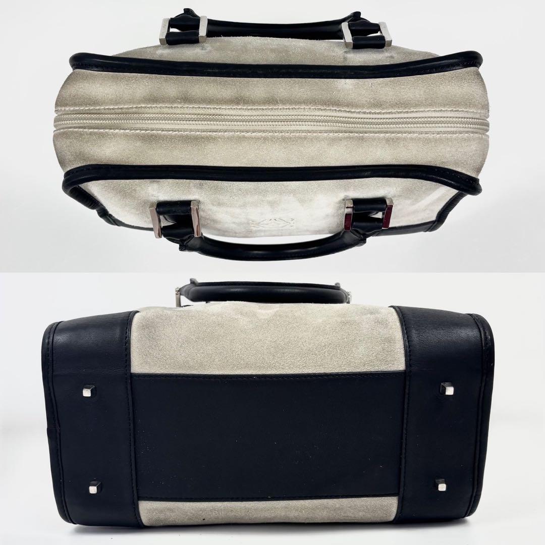 廃盤希少　ロエベ　ハンドバッグ　アマソナ　アナグラム　スエード