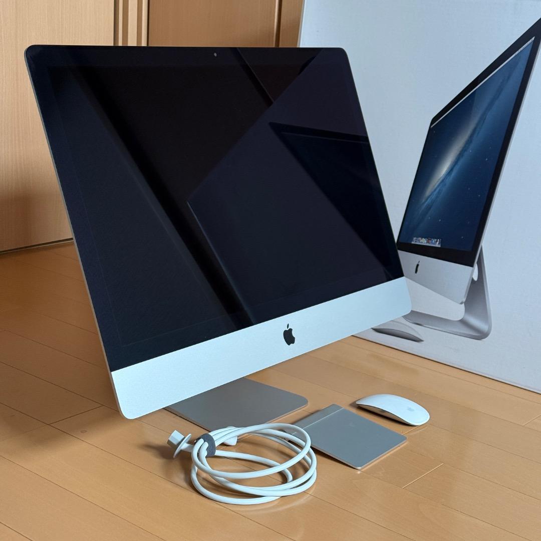 【美品】iMac 27インチ/3.4GHzクアッドコアCorei4/1TB