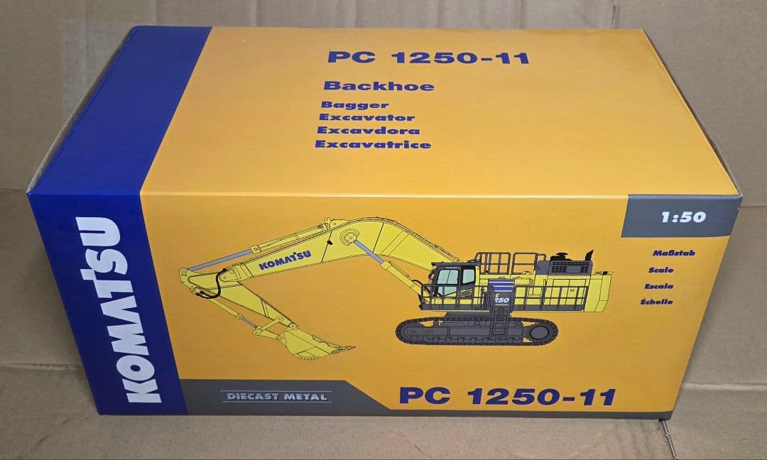PC1250-11 1/50 コマツ ショベルカー 建機 komatsu NZG