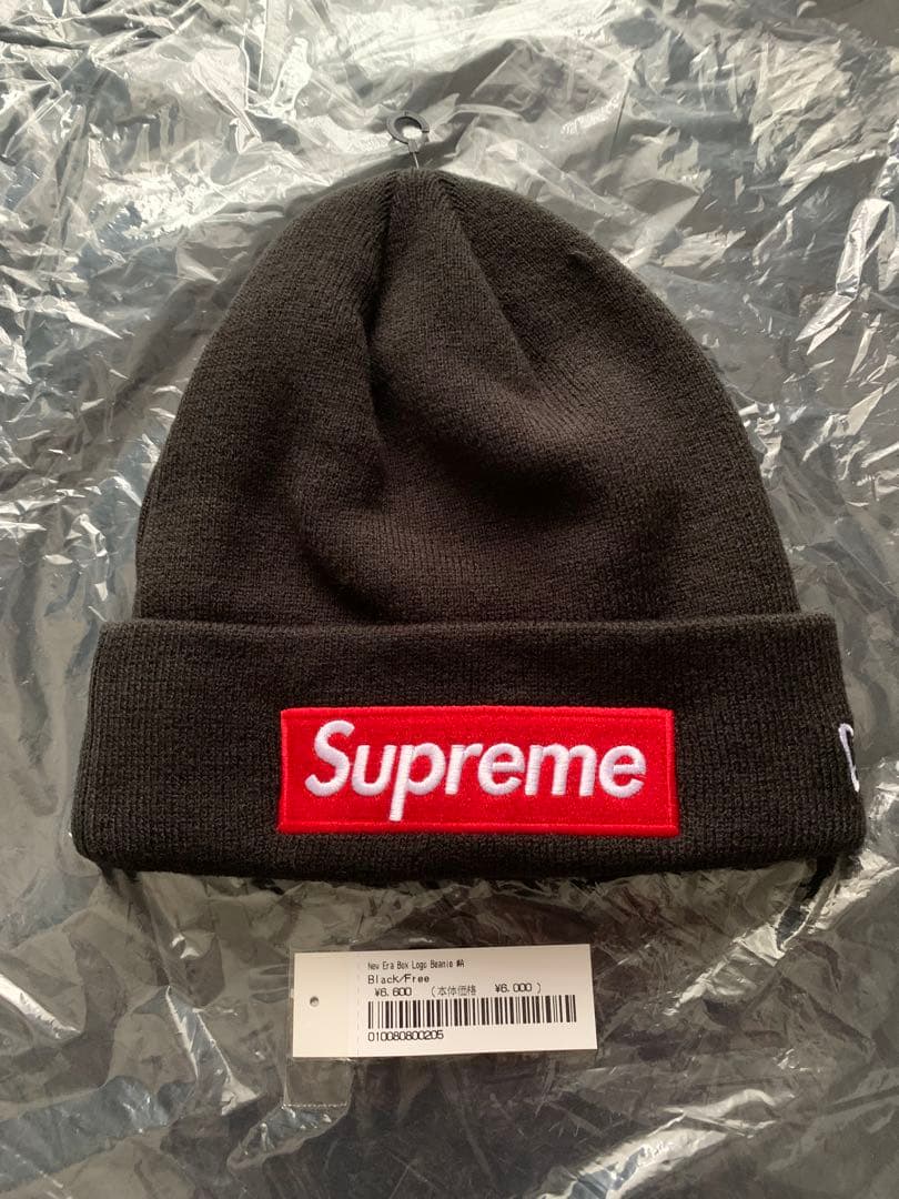 シュプリーム 22FW New Era ボックスロゴビーニー ブラック 新品