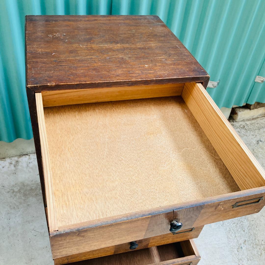 アンティーク　小引出し　チェスト　収納　ヴィンテージ家具　レトロ　仕分け収納