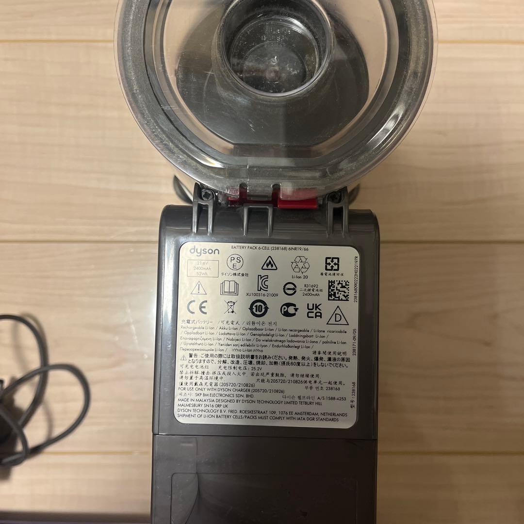 ⑤ すぐ使える！動作品！dysonダイソンコードレスクリーナー純正SV10K