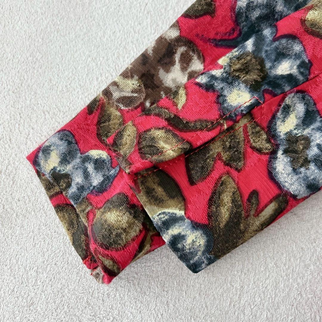 希少✨ドルチェアンドガッバーナ　ジャガード　ジャケット　花柄 レオパード　38