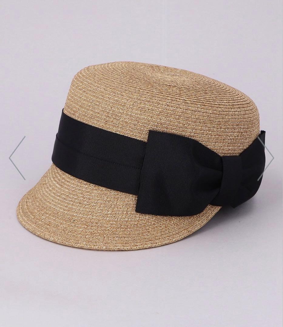 CA4LA カシラ　ベージュ 麦わら帽子 キャペリンハット