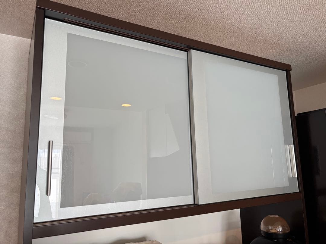 松田家具 ダークブラウン 食器棚