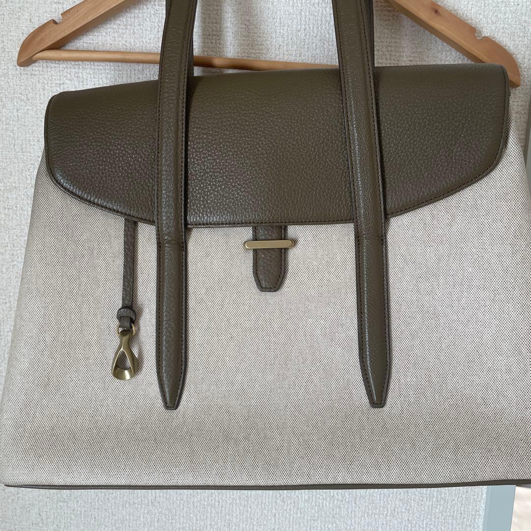 ETiAM キャンバス フラップトートバッグ