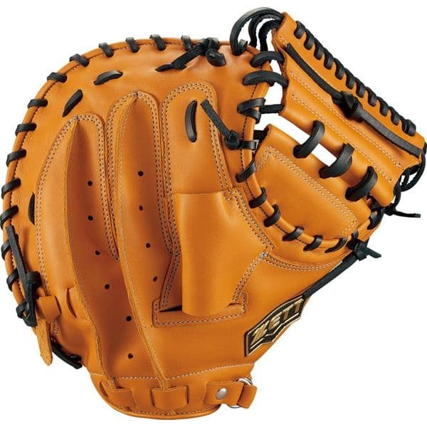 軟式キャッチャーミット 右投 （オレンジ×ブラック） BRCB35212