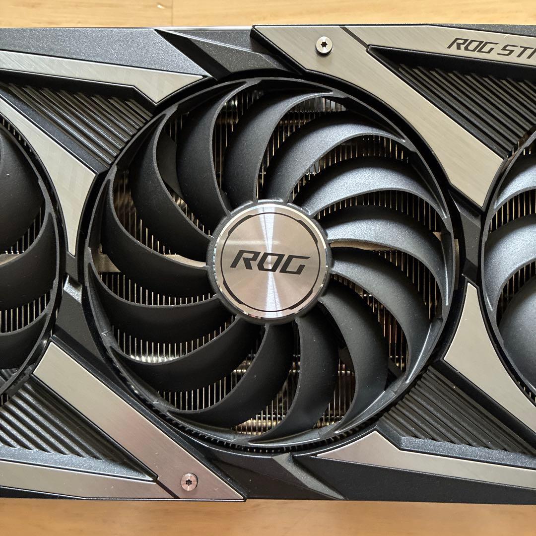 ASUS ROG RTX 3090 ヒートシンク　ファン　バックプレート　LED