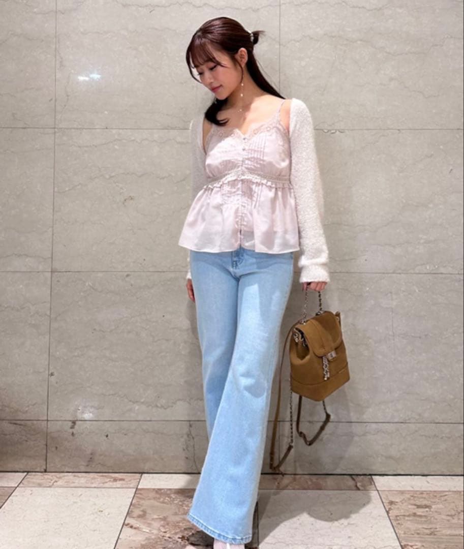 【miさま専用】snidel ボレロ×レースキャミセットアップ