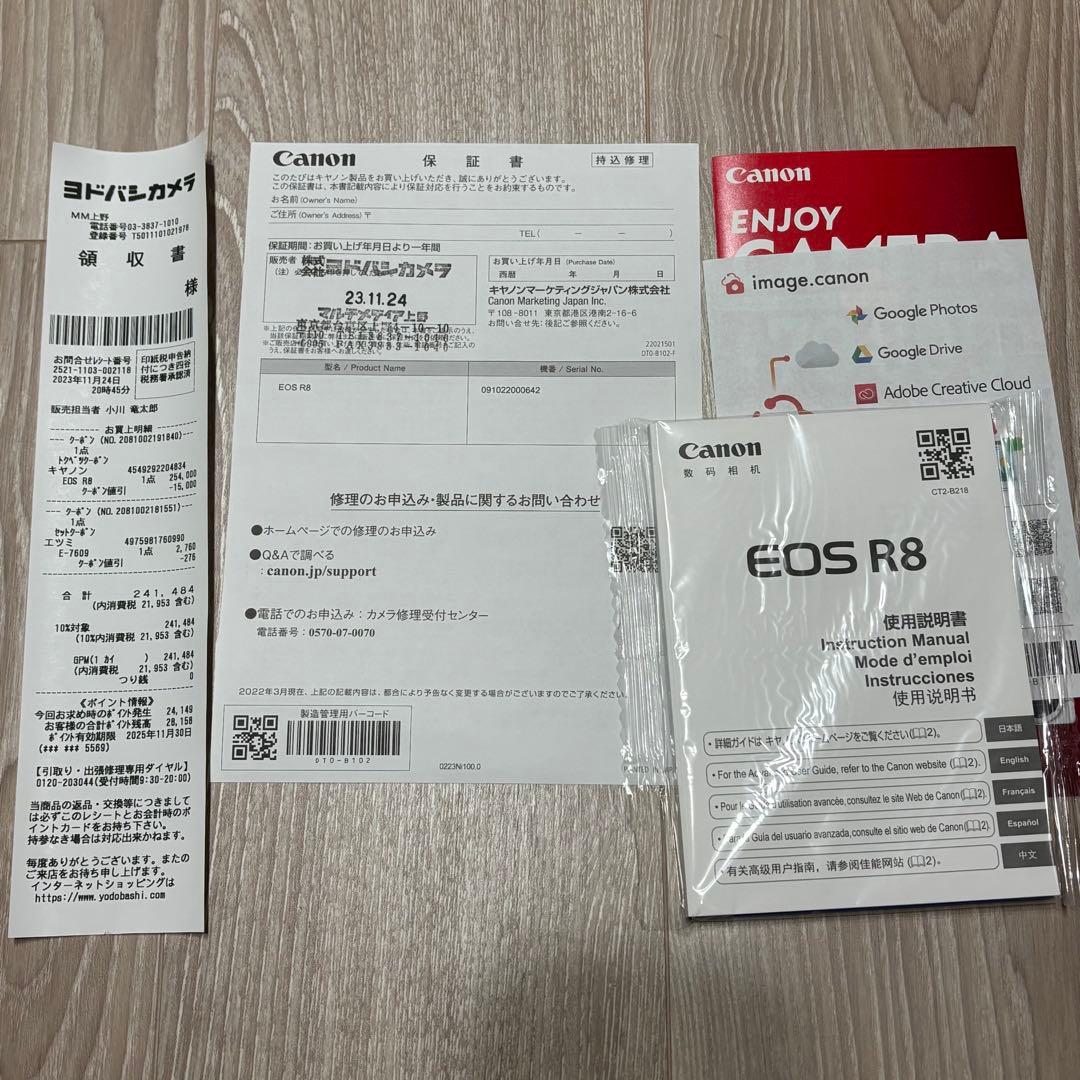 P*s様 EOS R8 ボディ