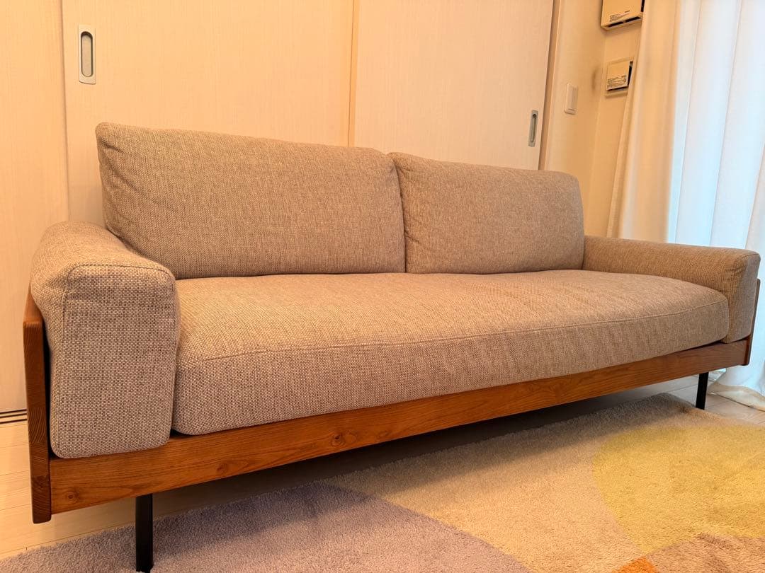 unico TREL(トレル)カバーリングソファ 3シーター