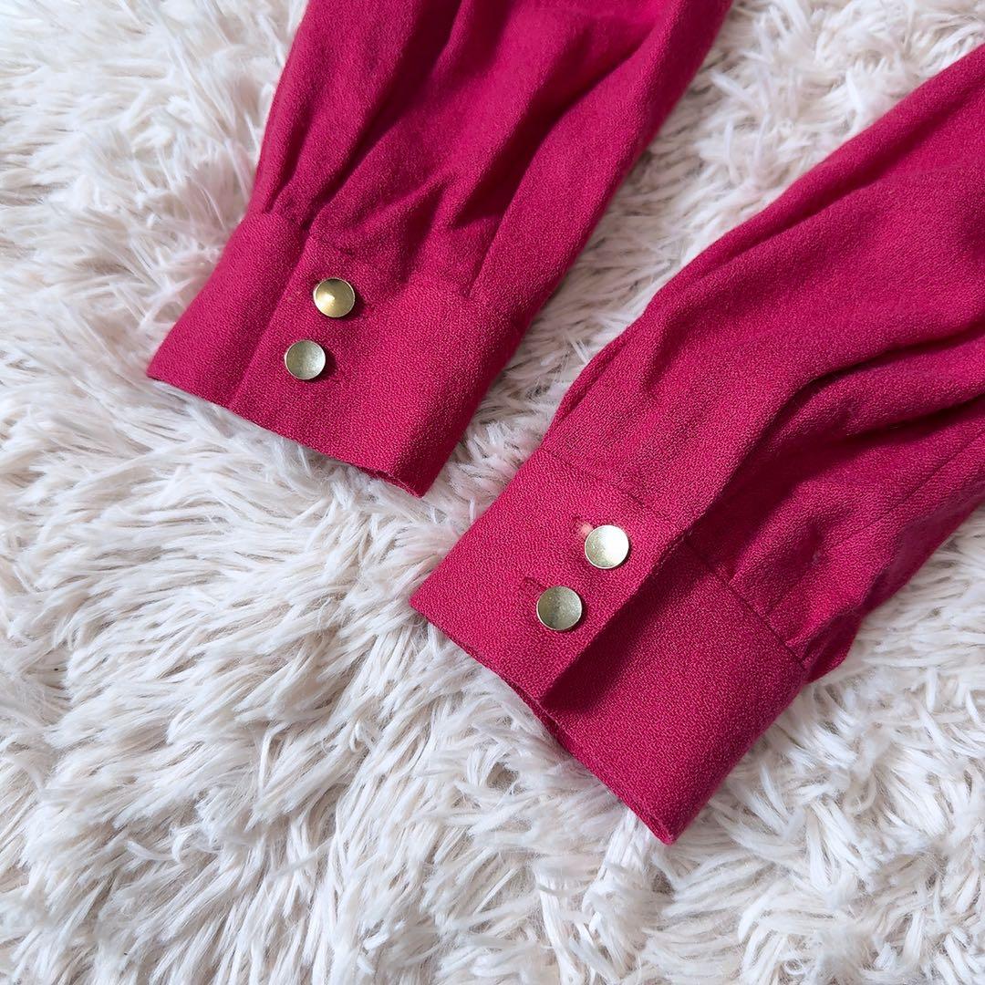 極美品ꕥアナイ 現行タグ ウールアムンゼンポケットフレアワンピース 共布リボン