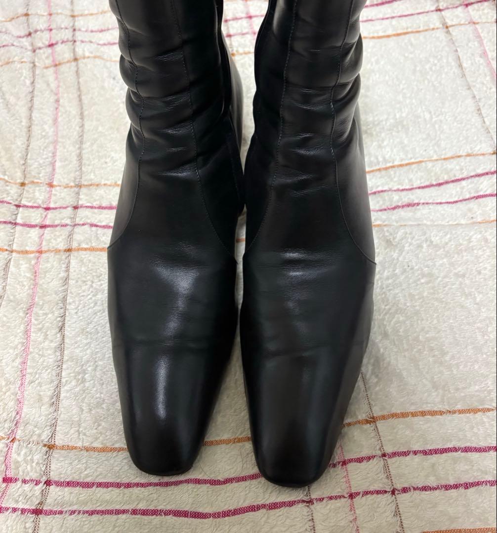 A*ク様 【希少】SAINT LAURENT PARIS \"XIVジップヒールブ